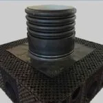 Upon inspection, we deliver our standard modules ready for standing pipes, such as smooth pipes with an outer diameter of 400 mm alt. corrugated pipes with an outer diameter of 670 mm or 684 mm.